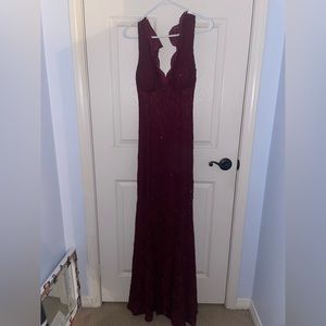 Burgundy Formal Dress